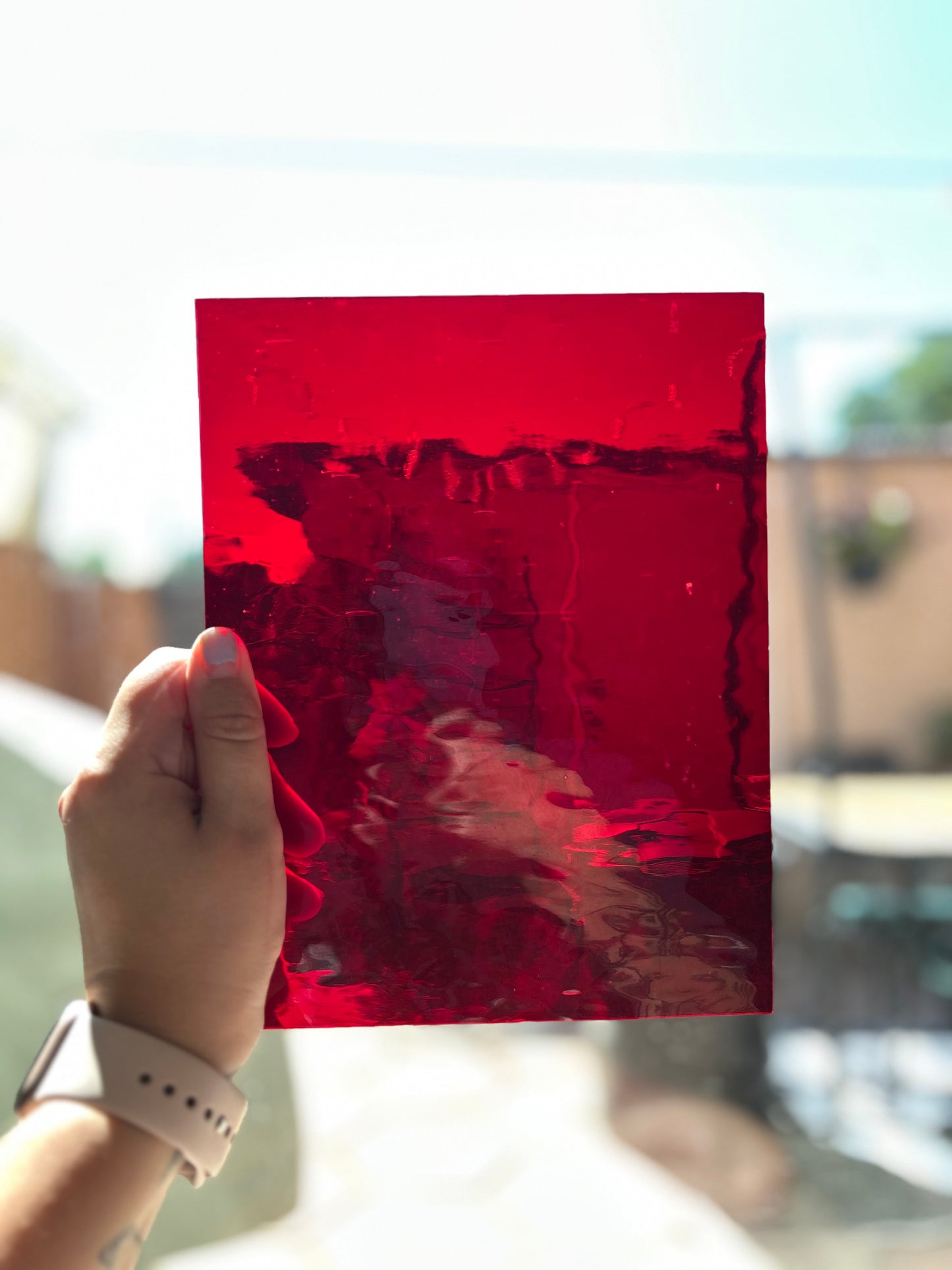 Red Waterglass