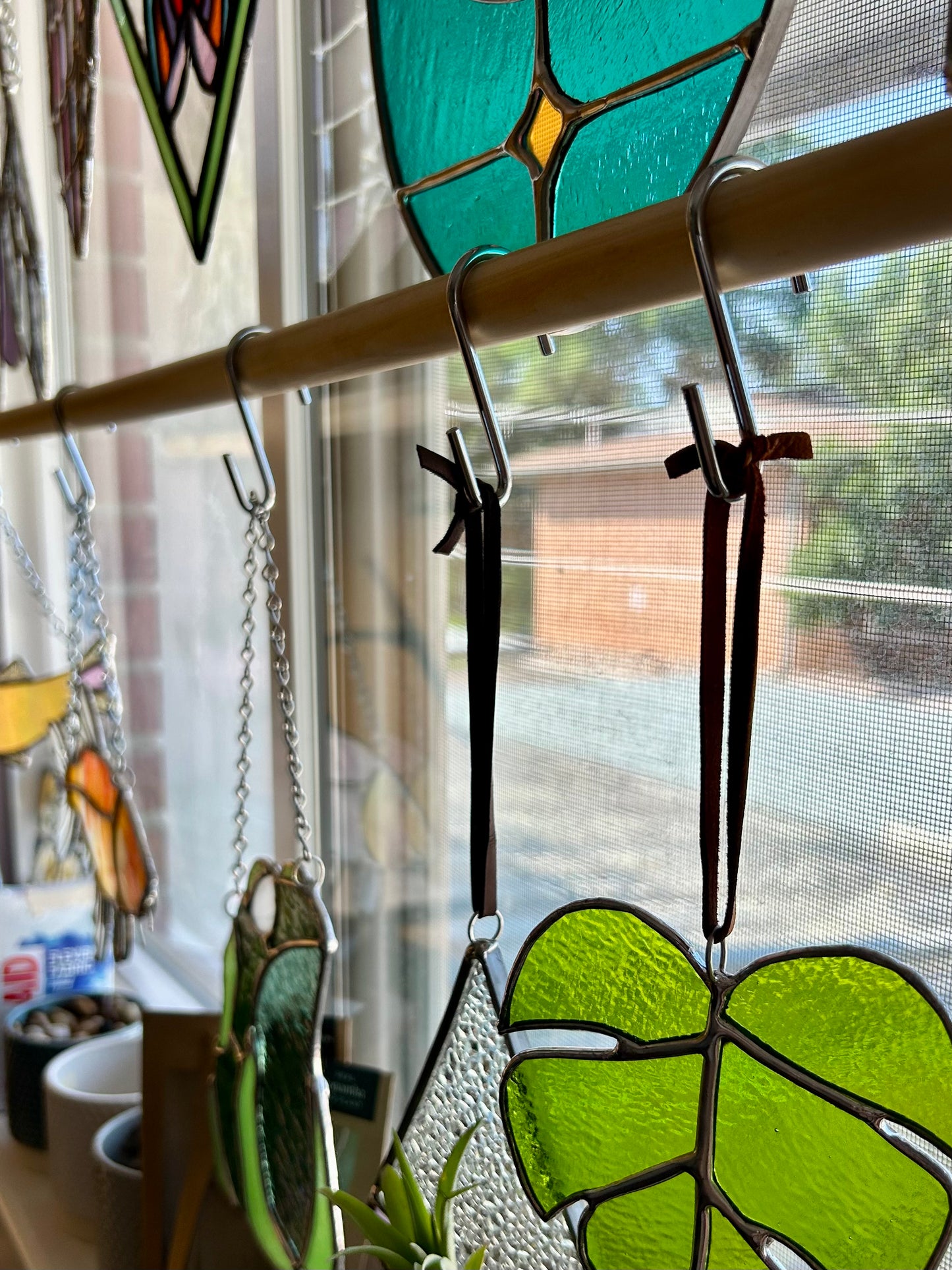 Hooks for Hanging Glass