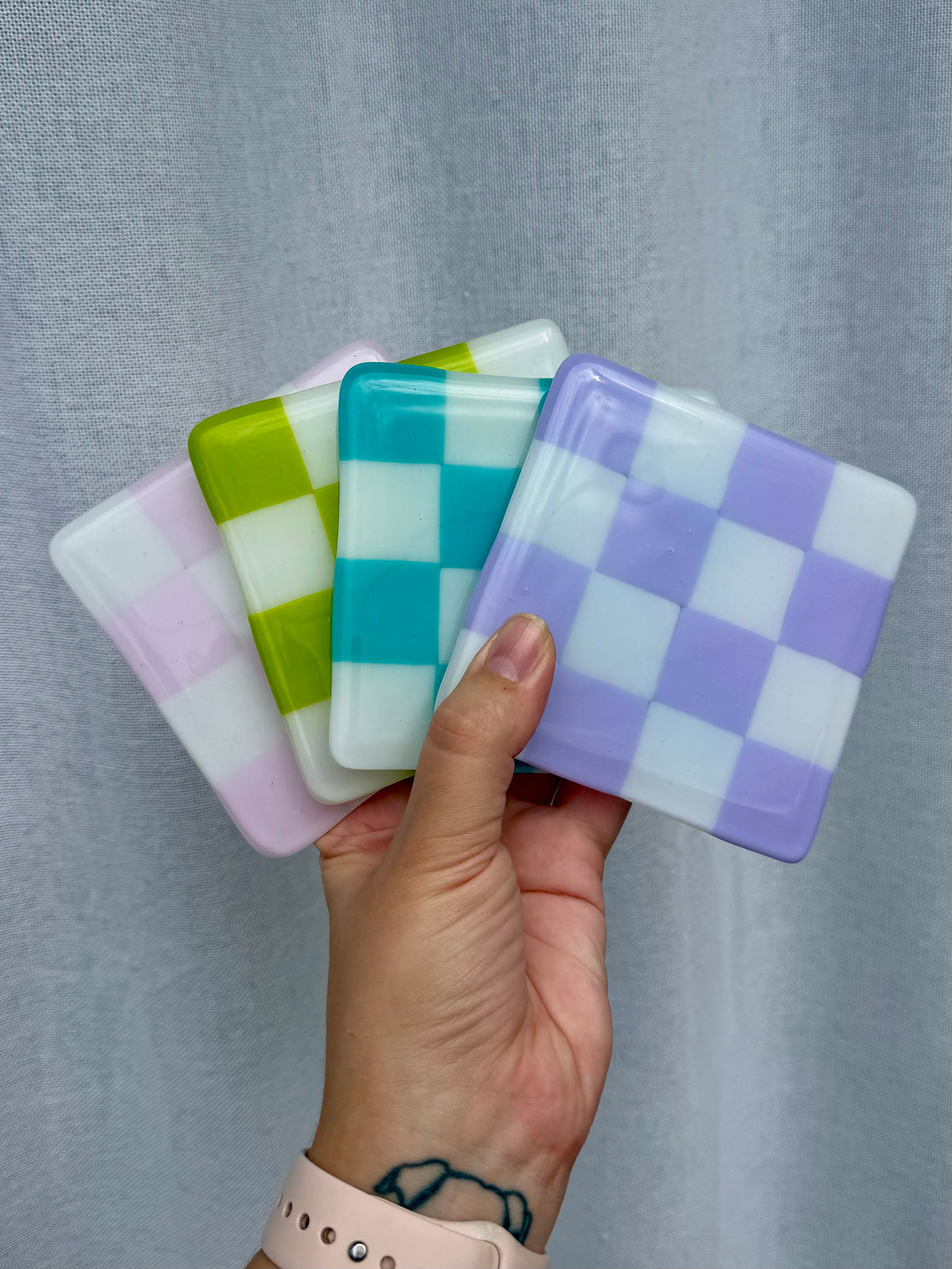 Checkered Coasters