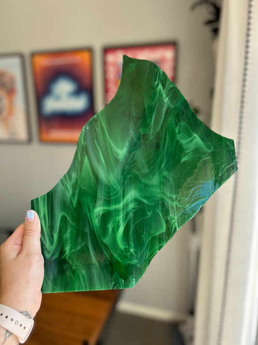Dark Green Wispy