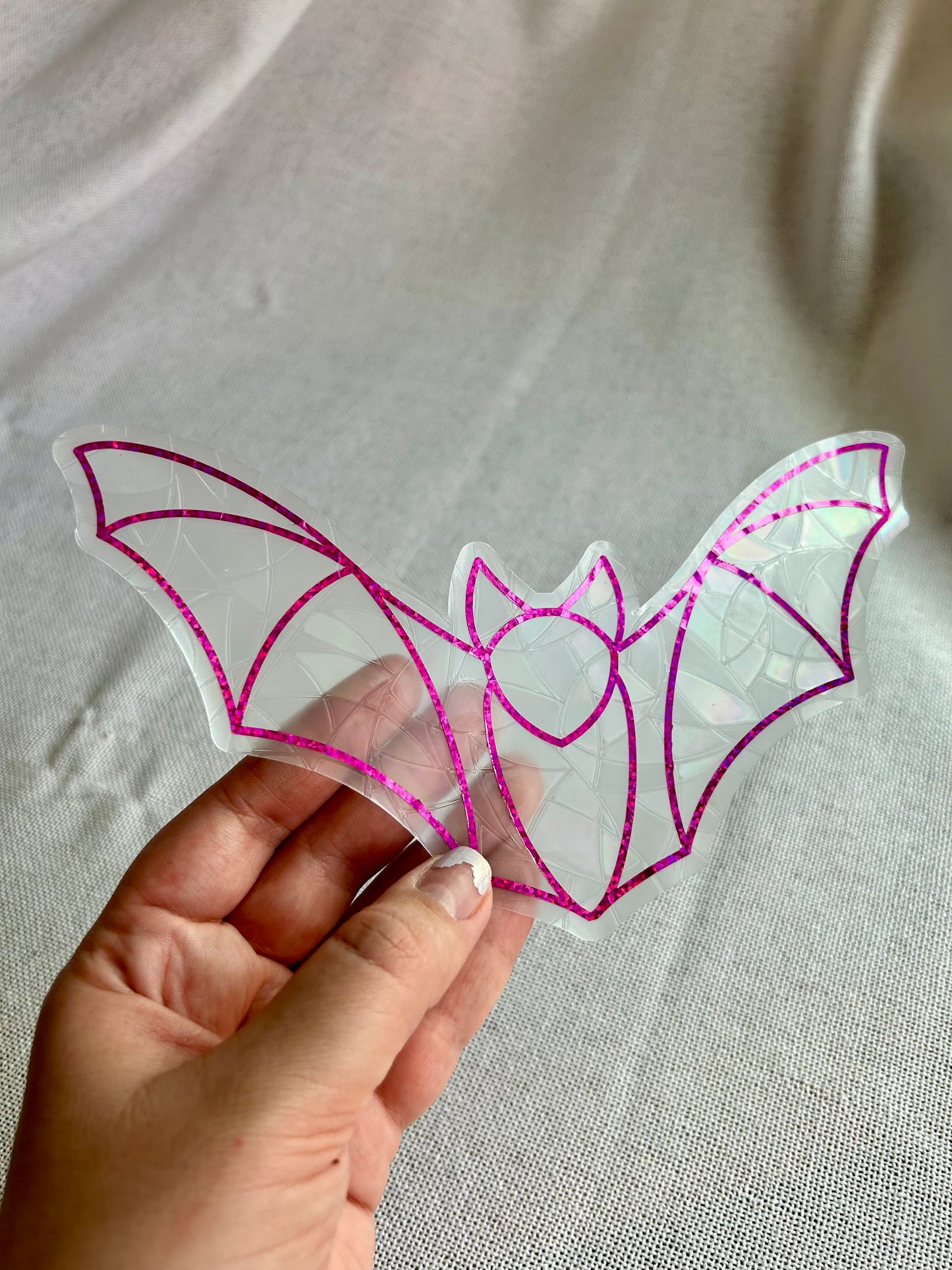 Bat Rainbow Window Cling