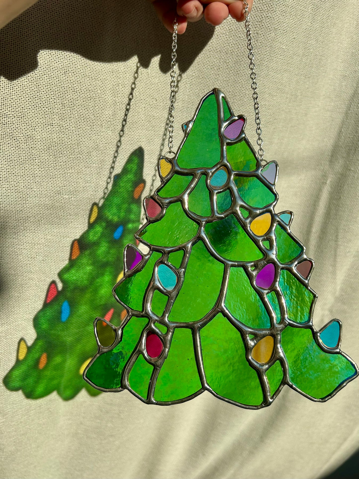 Christmas Tree w/ Dichroic Bulbs